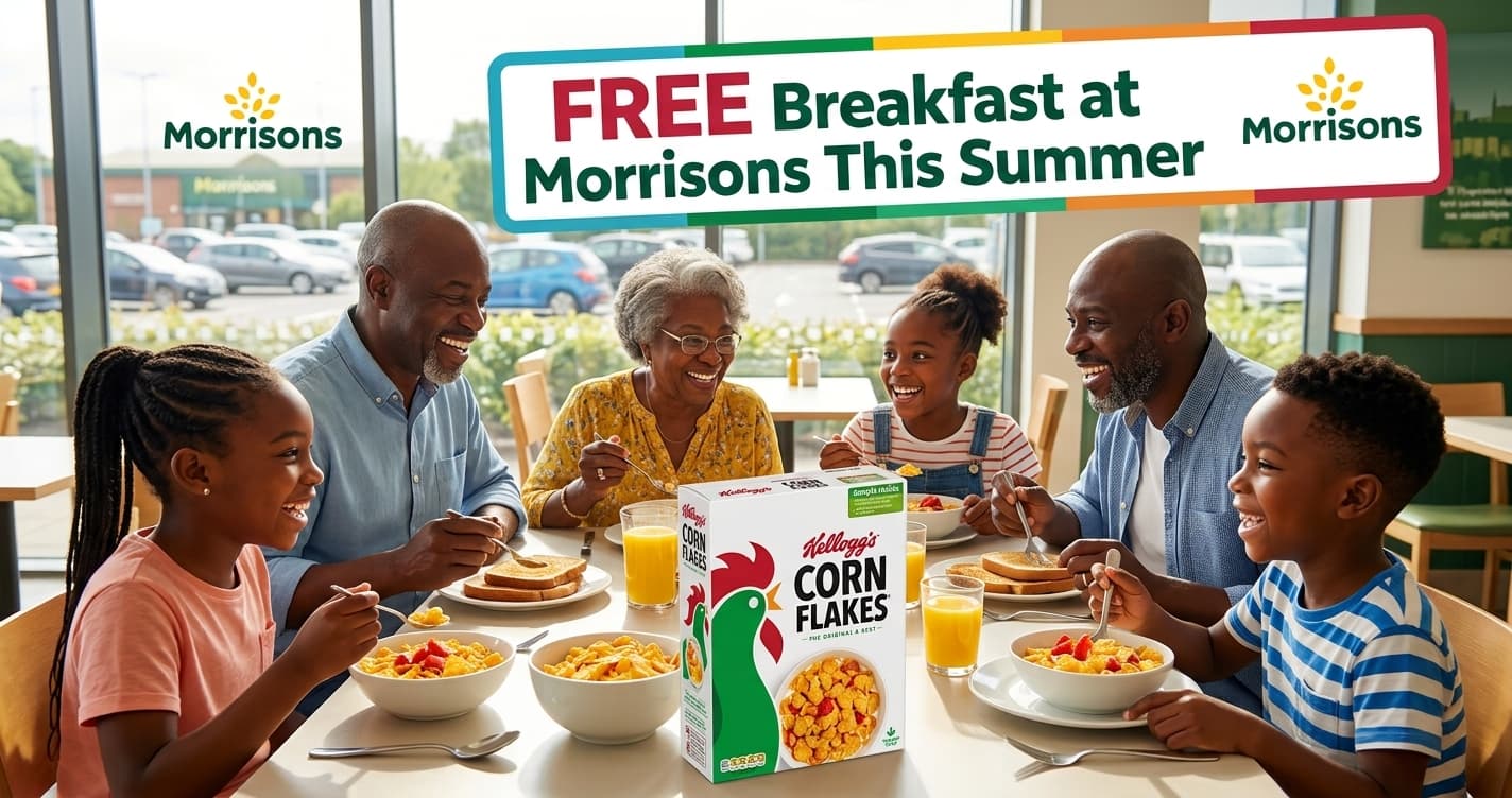 🥣 FREE Breakfast at Morrisons This Summer: Families in the UK Can Save Money During School Holidays