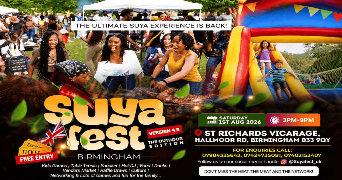 🌶️ Suya Fest Birmingham 2026: The Ultimate Outdoor Suya Experience Returns